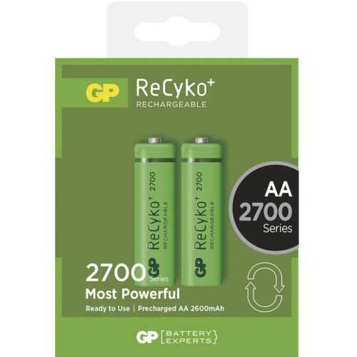 Baterie B1407 GP Recyko + HR6 2700 2BL BAUMAX