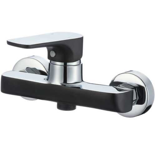 Baterie sprchová nástěnná Gemini Black AQUA MERCADO