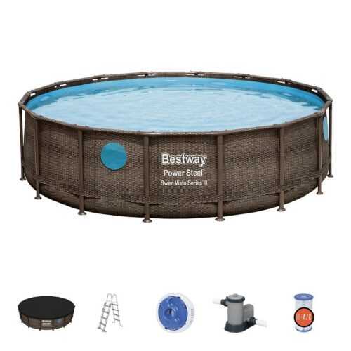 Bazén s příslušenstvím 4.88x1.22m 56725 BESTWAY