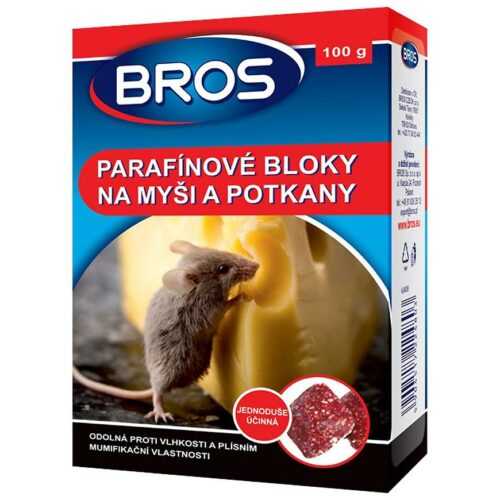 Bros parafinové bloky na myši