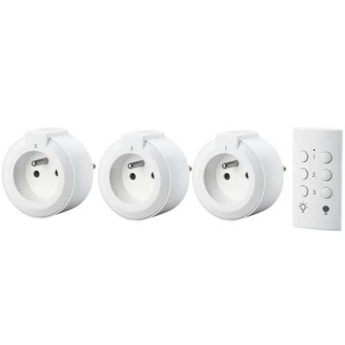 Dálkové ovládané zásuvky 3+1 easy on/off Gao BAUMAX