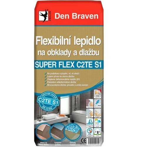 Den Braven Flexibilní lepidlo na obklady a dlažbu SUPER FLEX C2TES1 25 kg Den Braven