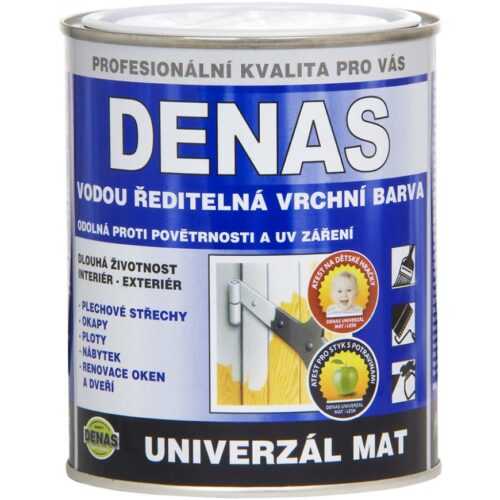 Denas mat 0840 červenohnědá 0
