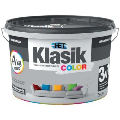 Het Klasik Color 0147 šedý 7+1kg HET