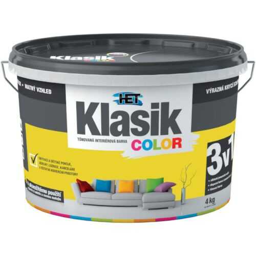 Het Klasik Color 0618 žlutý sytý 4kg HET