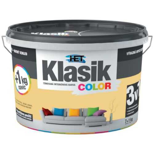 Het Klasik Color 0637 žlutooranžový 7+1kg HET