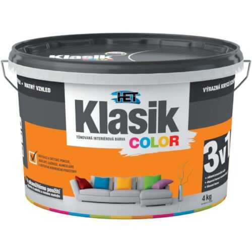 Het Klasik Color 0747 oranž pastelový 4kg HET