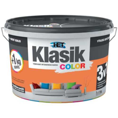 Het Klasik Color 0747 oranž pastelový 7+1kg HET
