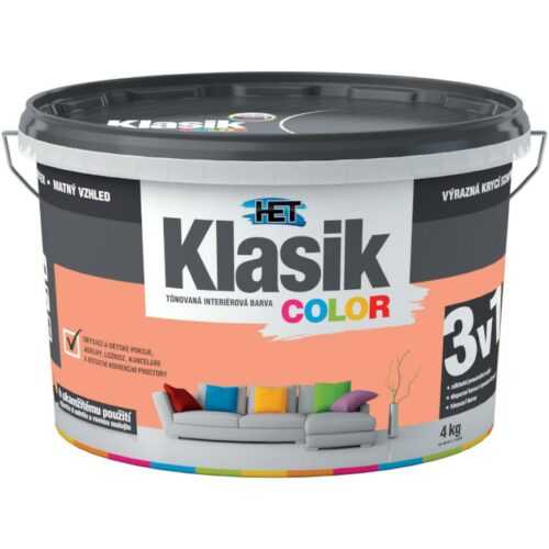 Het Klasik Color 0828 lososový 4kg HET
