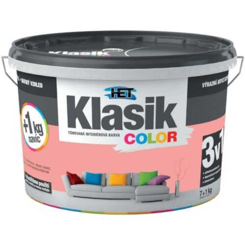 Het Klasik Color 0828 lososový 7+1kg HET