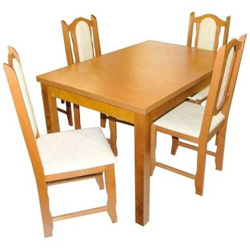 Jídelní set Smart 1+4 Dub Rustikal 120x80 BAUMAX