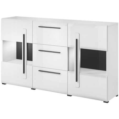 Komoda Tulsa 180 cm Bílá Lesk BAUMAX