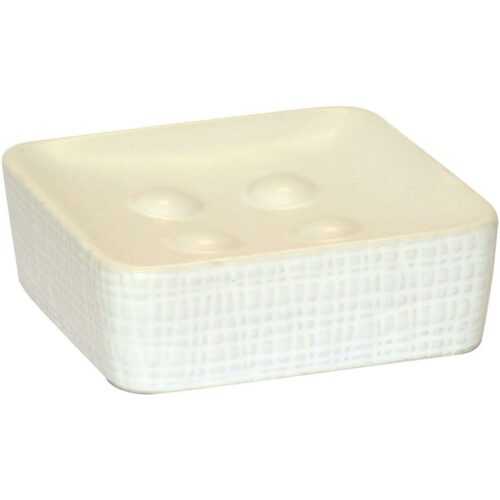 Krabička na mýdlo notus bílá BAUMAX