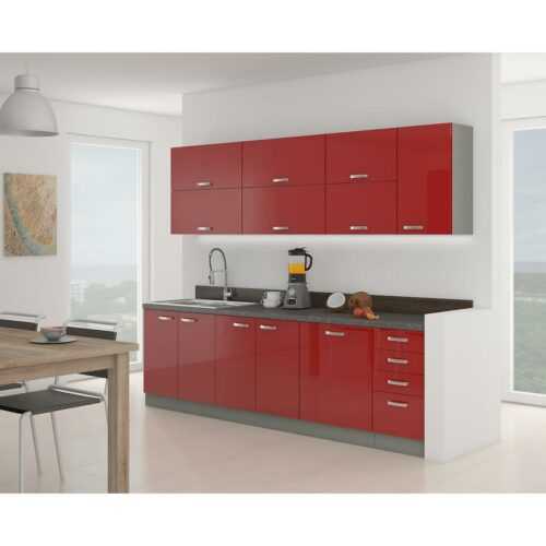 Kuchyňská linka Rose 260cm Bez Pracovní Deskou BAUMAX