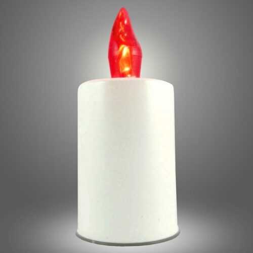LED svíčka - červená plamen BAUMAX