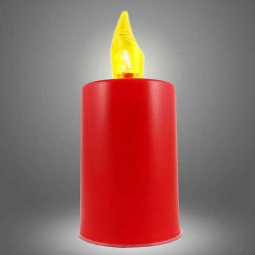 LED svíčka - žlutý plamen BAUMAX