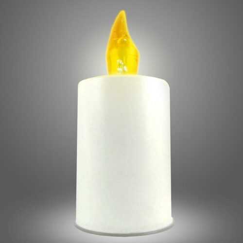 LED svíčka - žlutý plamen BAUMAX