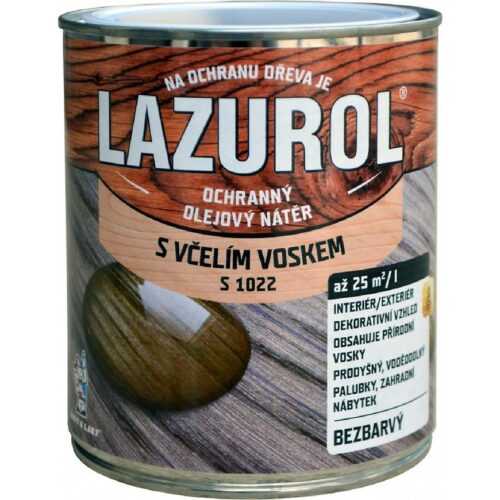 Lazurol S1022 lak s voskem na dřevo 0