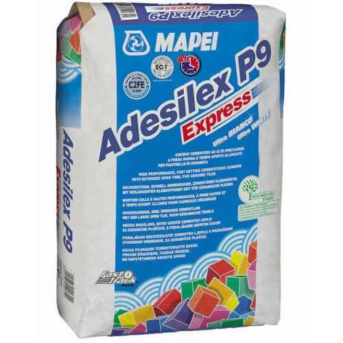 Lepidlo na obklady a dlažbu Adesilex P9 Express C2TE 25 kg šedé Mapei