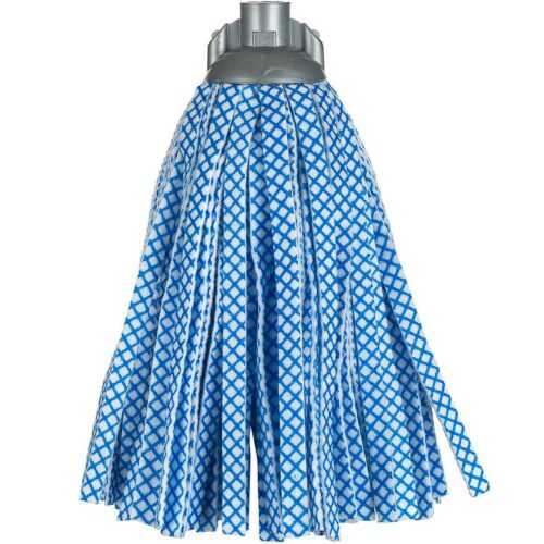 Mop bavlna pískový 160 g modrá BAUMAX