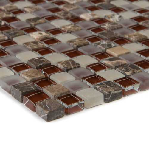 Mozaika marmor Java/glassmix Bordeaux beige 47932 30