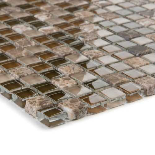 Mozaika marmormix Java beige/glassmix braun 47925 30