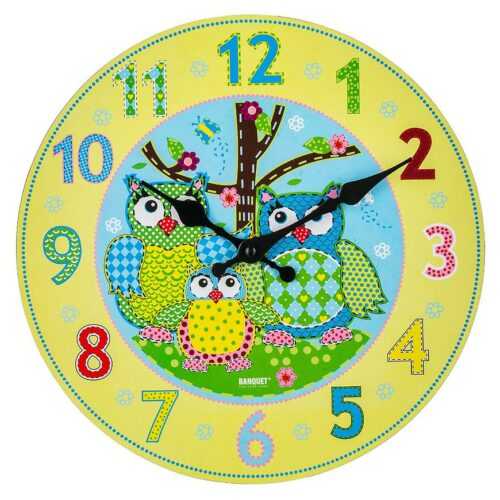 Nástěnné hodiny Owl 30cm 22131005 BAUMAX