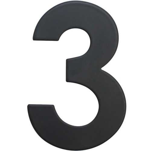 Nerezové číslo 2D černá matná 3 RN.75L RICHTER