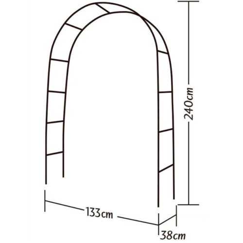 Oblouk Na Růže Ga-A 133x38x240cm BAUMAX