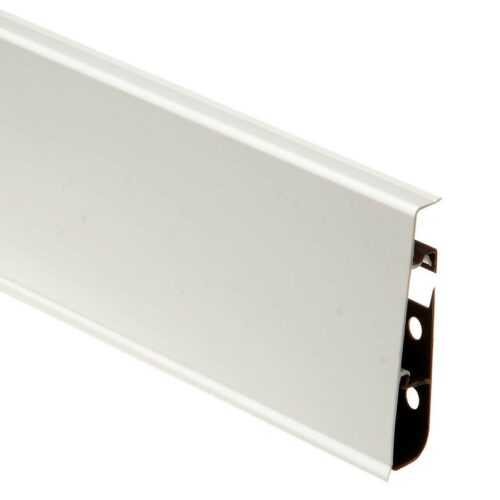 Podlahová lišta Hi-Line Prestige 89 bílá lesk BAUMAX