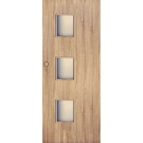 Posuvné dveře Trio 3*3 70P dub sonoma BAUMAX
