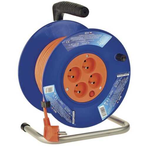 Prodlužovací kabel bubnový P194252 4x zásuvka 3 x 1 25m BAUMAX