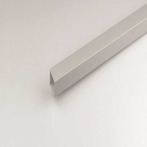 Profil čtvercový hliník stříbrný 10x10x1000 PARQUET MERCADO
