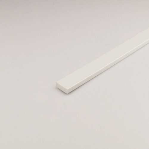 Profil plohý PVC bílý 19x1000 PARQUET MERCADO