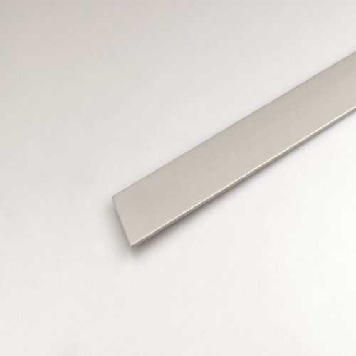 Profil plohý hliník stříbrný 20x2000 PARQUET MERCADO