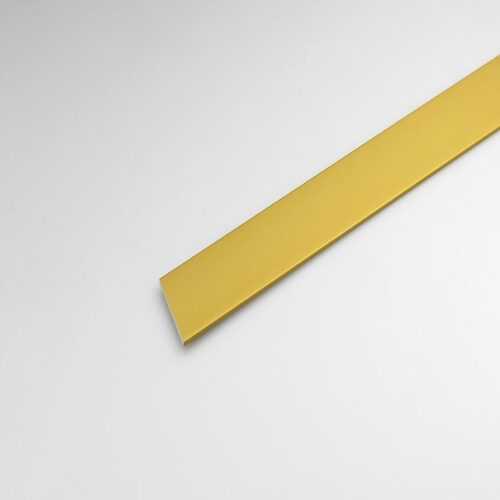 Profil plohý hliník zlatý 15x1000 PARQUET MERCADO