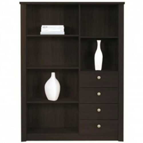 Regál Finezja 110 cm Dub Sonoma Čokoláda BAUMAX