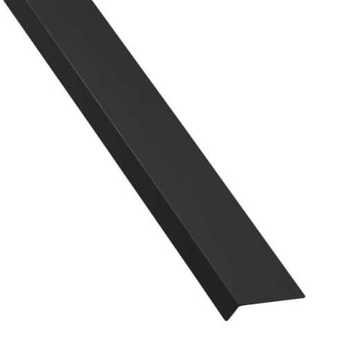 Rohový Profil Samolepící PVC Černý Mat 19