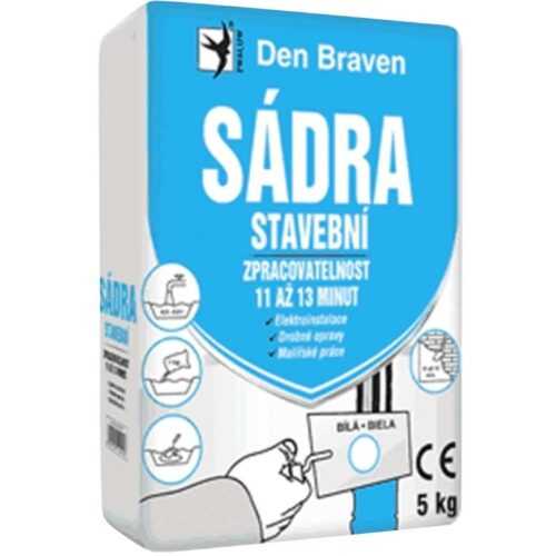 Sádra stavební 5 kg Den Braven