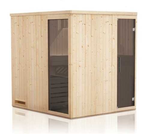 Sauna PERHE 2020 s oknem BAUMAX