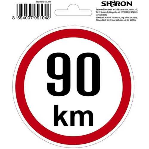 Sheron samolepka - 90 km/h SHERON