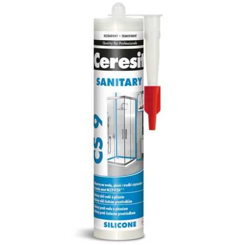 Silikon sanitární Ceresit CS 9 transparentní 280 ml CERESIT