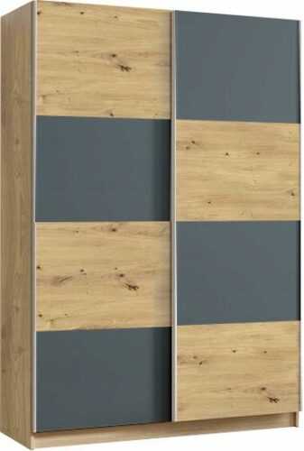 Skříň Alfa 3 150cm Dub Wotan/Grafit BAUMAX