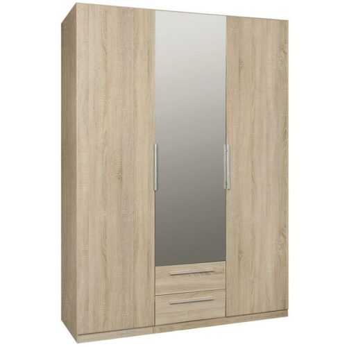 Skříň Cadixo 150cm 2d2s1l Cdxs83s-D30 Dub Sonoma/Zrcadlo BAUMAX