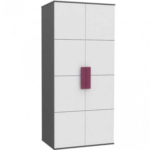 Skříň Libelle 91 cm Bílý/Šedá BAUMAX
