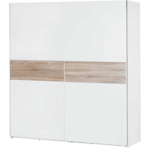 Skříň Wenecja 183cm Bílá/Dub Sonoma BAUMAX