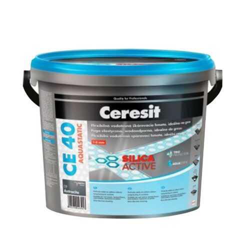 Spárovací hmota Ceresit CE 40 Aquastatic 2 kg gray CERESIT