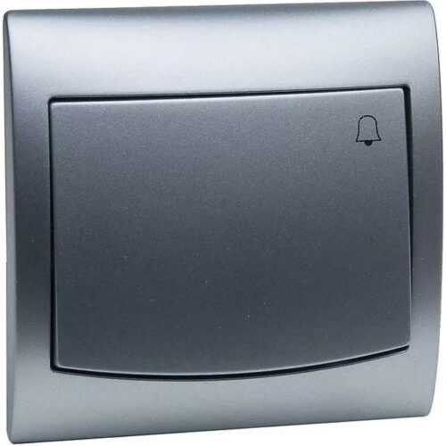 Spínač zvonku stříbro LP-6V SR BAUMAX