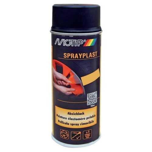 Sprej Sprayplast cerný lesk 400ml MOTIP