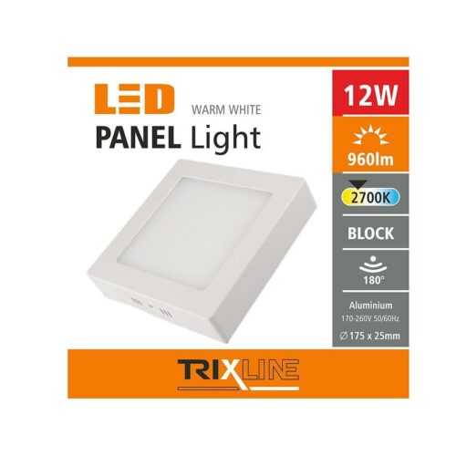 Stropní svítidlo TR Block 12W 2700K WW čtvercové BAUMAX